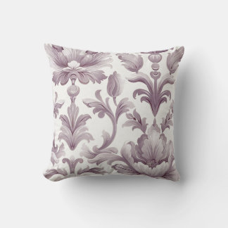 Damaskulor struktur pastel rosa decor blomma kudde