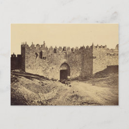 Damaskus Grind, Jerusalem vintage 1857, foto Vykort