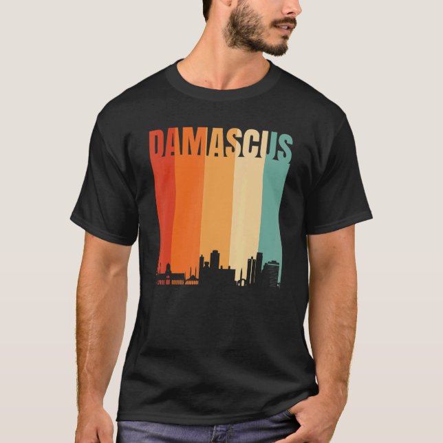 Damaskus stadsbild t shirt (Framsida)