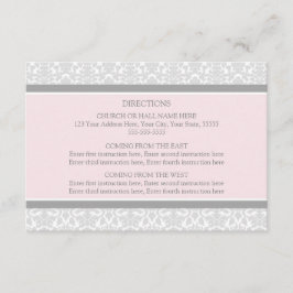 Damast för grått för rosor för tilläggskort