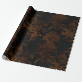 Damast inpackningspapper presentpapper