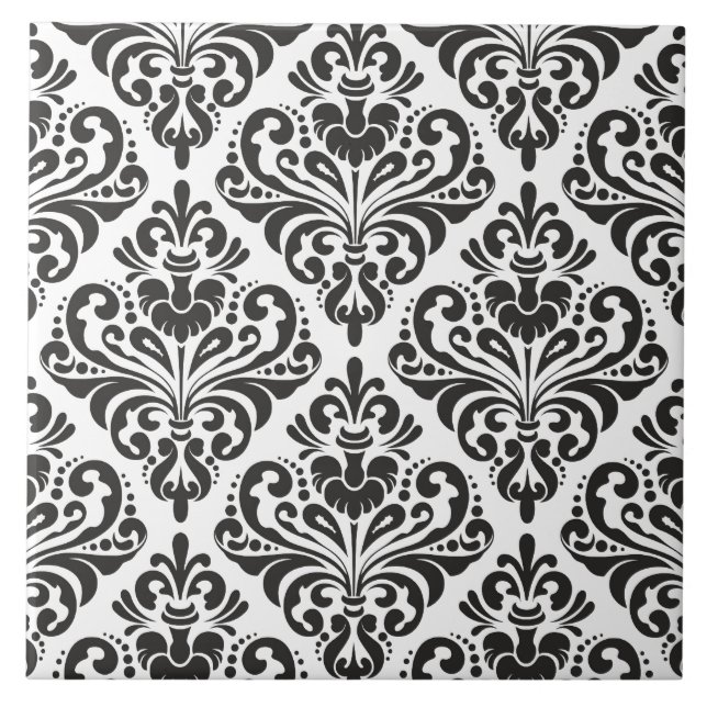 Damast Kakelplatta (Framsidan)