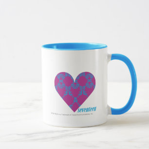 Damastast Aqua-Lilor 4 Mugg