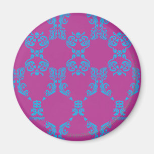 Damastast Aqua-Lilor Magnet