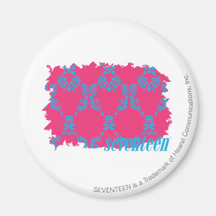 Damastast Aqua-Magenta 3 Magnet