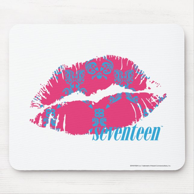 Damastast Aqua-Magenta Musmatta (Framsidan)