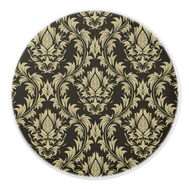 Damastast bakgrund knopp (Framsidan)