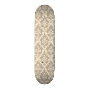 Damastast bakgrund old school skateboard bräda 18 cm