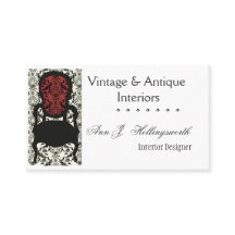 Damastast blom- stol för märkes-