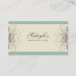 Damastast elegantt modernt flott Retro för Visitkort