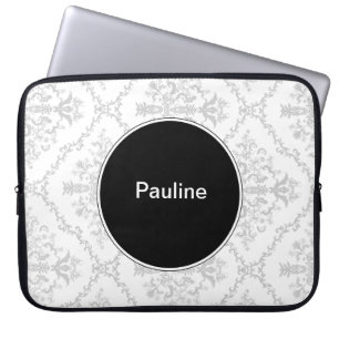 Damastast laptop sleeveMonogram Sleeve