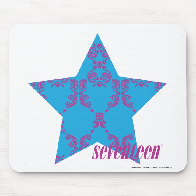 Damastast Lila-Aqua 2 Musmatta (Framsidan)