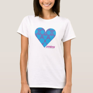 Damastast Lila-Aqua 3 Tee
