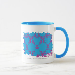Damastast Lila-Aqua 4 Mugg