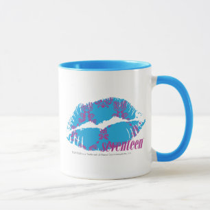 Damastast Lila-Aqua Mugg