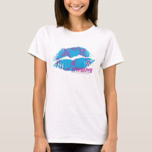 Damastast Lila-Aqua Tee Shirt