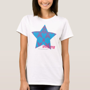 Damastast Magenta-Aqua 2 Tee
