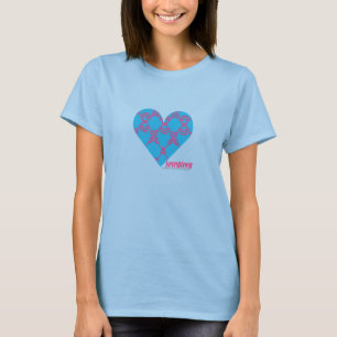 Damastast Magenta-Aqua 3 T-shirt