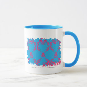 Damastast Magenta-Aqua 4 Mugg