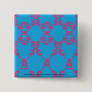 Damastast Magenta-Aqua Knapp