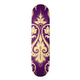 Damastast mönster 4 skateboard bräda 19,5 cm