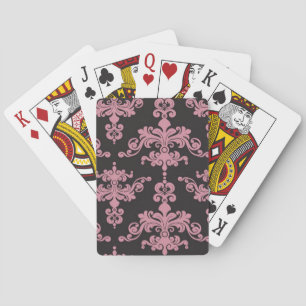Damastast mönster 5 casinokort