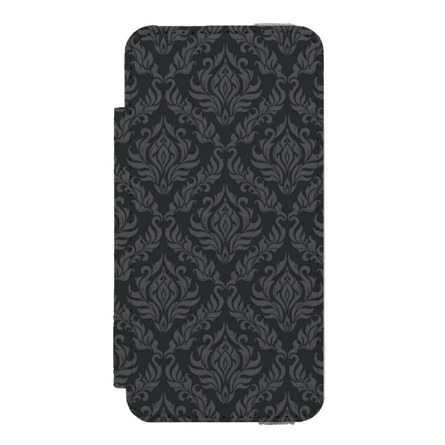 Damastast mönster 6 incipio iPhone wallet skal (Folio Framsidan)