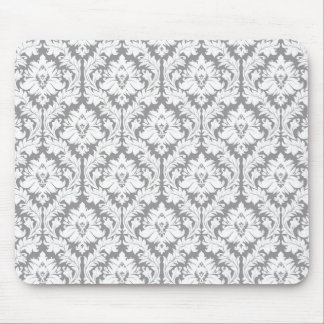 Damastast mönster för Pebblegrå färg Musmatta