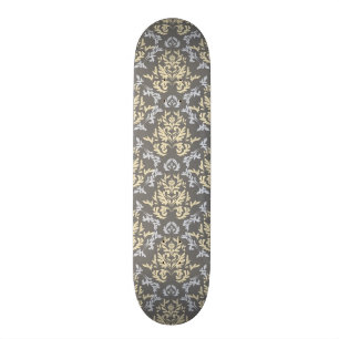 Damastast mönster old school skateboard bräda 21,6 cm