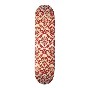 Damastast mönstertapet mini skateboard bräda 18,5 cm
