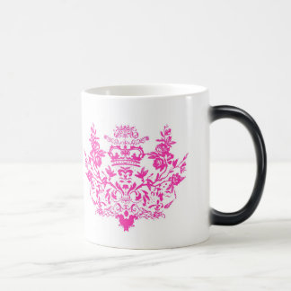 Damastast mugg för rosa Victorian