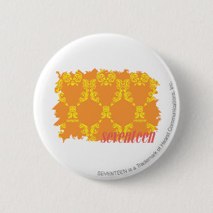 Damastast Orange-Gult 4 Knapp