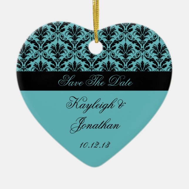 Damastast spara för vintagekrickasvart julgransprydnad keramik (Framsidan)