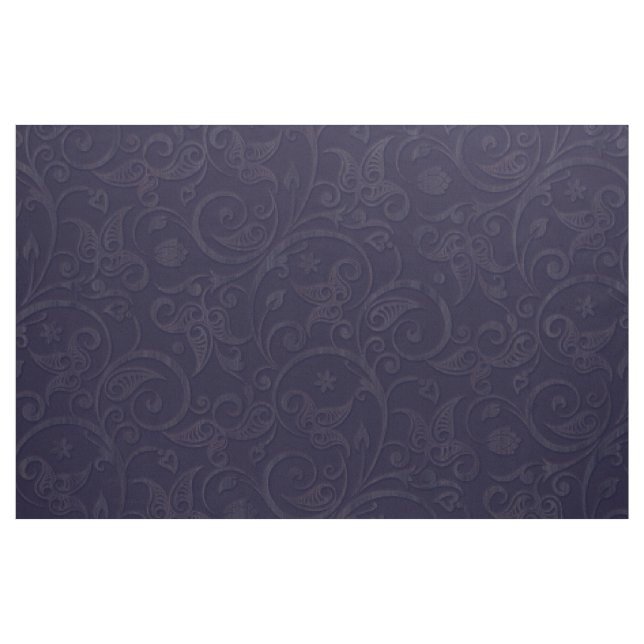 Damastast stilBrocade för blåbär Tyg (Fat Quarter)
