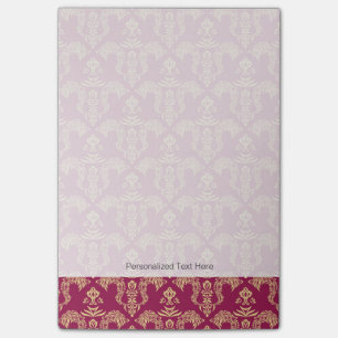 Damastast tapet 4 post-it block