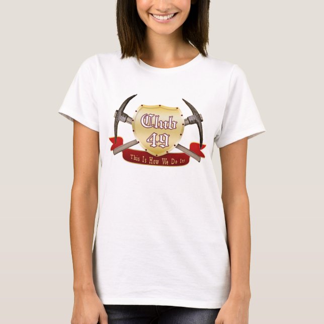 Dambaby för klubb 49 - docka (passar), tee shirt (Framsida)