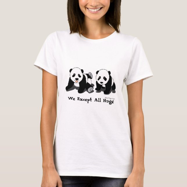 Dambaby - skjorta för dockaPandabjörn Tee Shirt (Framsida)