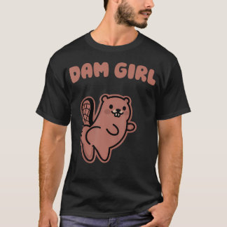 Dambetess Djurfantast Beaver Älskare Natur T Shirt