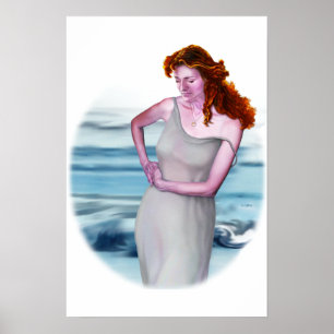 Damblått Poster