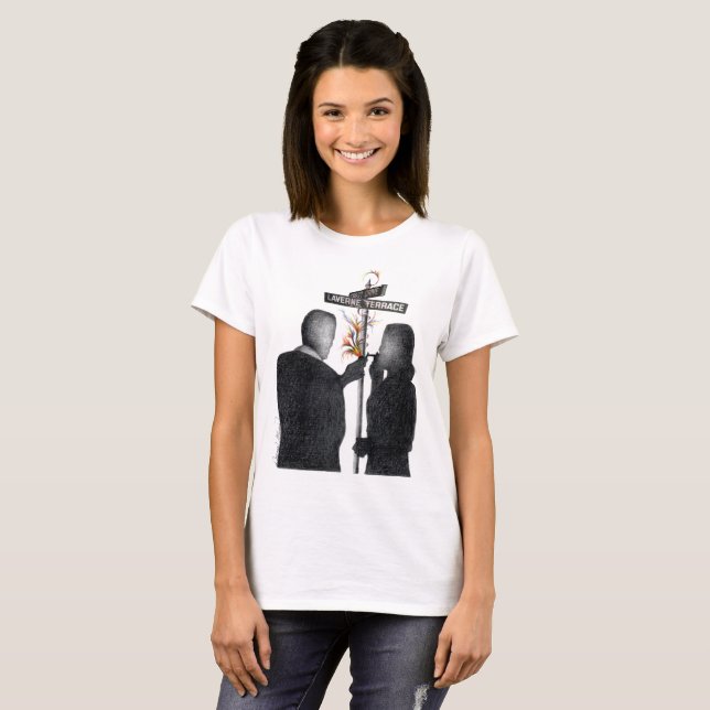 DamBogie & Bacall stor sömn T Shirt (Hel framsida)