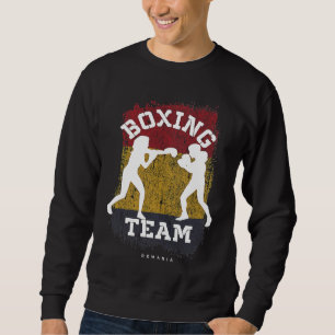 Damboxning Rumänien Kampsport Fighter Boxning Lång Ärmad Tröja