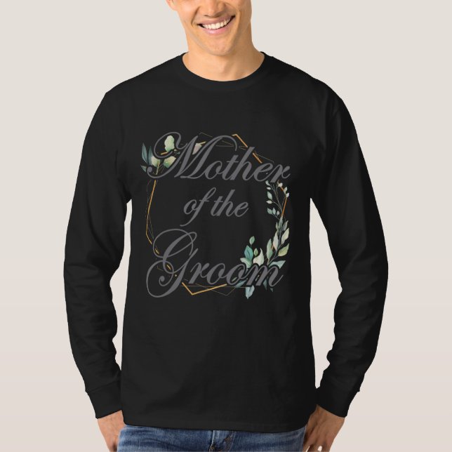 Dambröllop Bröllopsfest Brud Mamma Mor Brud T Shirt (Framsida)