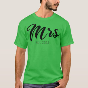 Dambröllop Matchande Gåvor Fru T Shirt