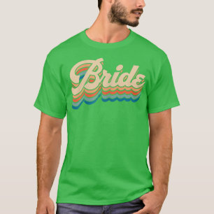 Dambrud Bröllop Bröllop Brudfest Möhippa Fest Ret T Shirt