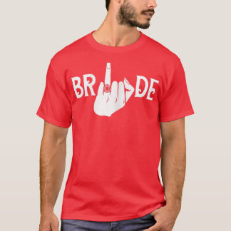 Dambrud finger ring bröllop bröllop möhippa t shirt