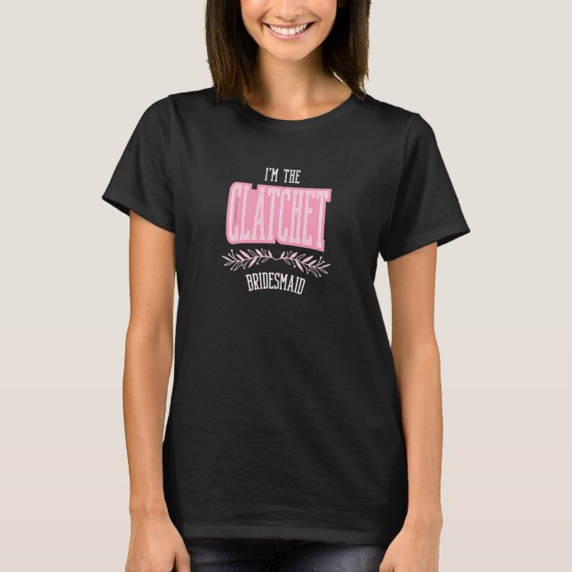 Dambrudtärna klackmatchande möhippa  t shirt (Framsida)
