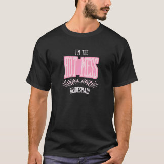 Dambrudtjej Kaos Matchande Systerbrudklänning T Shirt