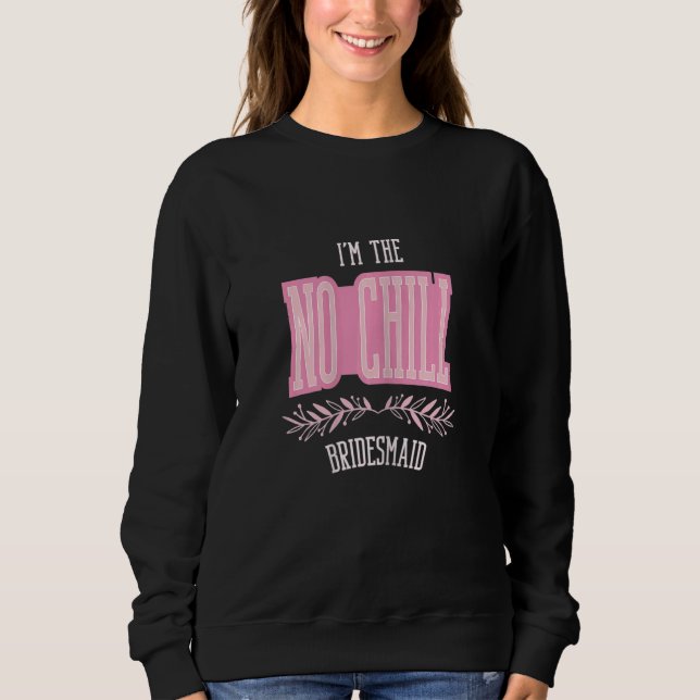 Dambrudtrollop ingen chill matchande möhippa t shirt (Framsida)