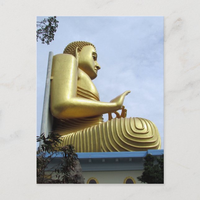 Dambulla Buddha sida Vykort (Framsida)