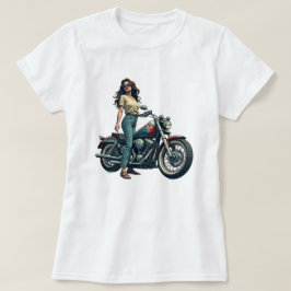 Damcyklist t shirt